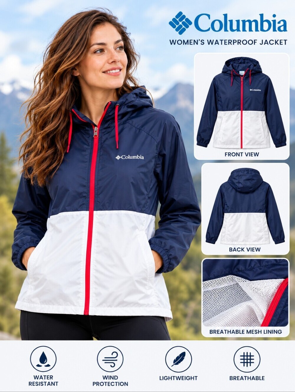Columbia Light Weight Jacket